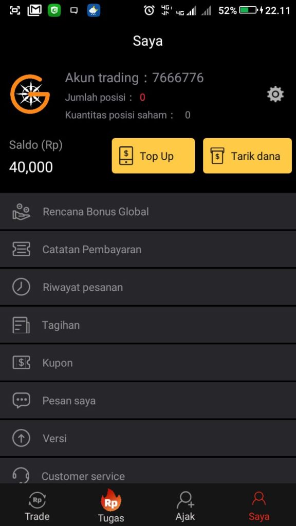 saldo gratis dari aplikasi sdcex