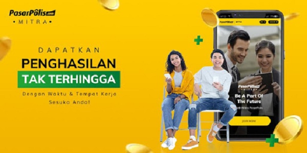 cara mendapatkan uang dari aplikasi pasarpolis