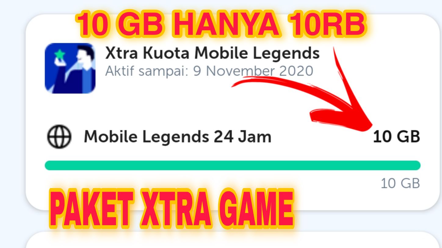 Paket Extra Game 10rb 10 gb