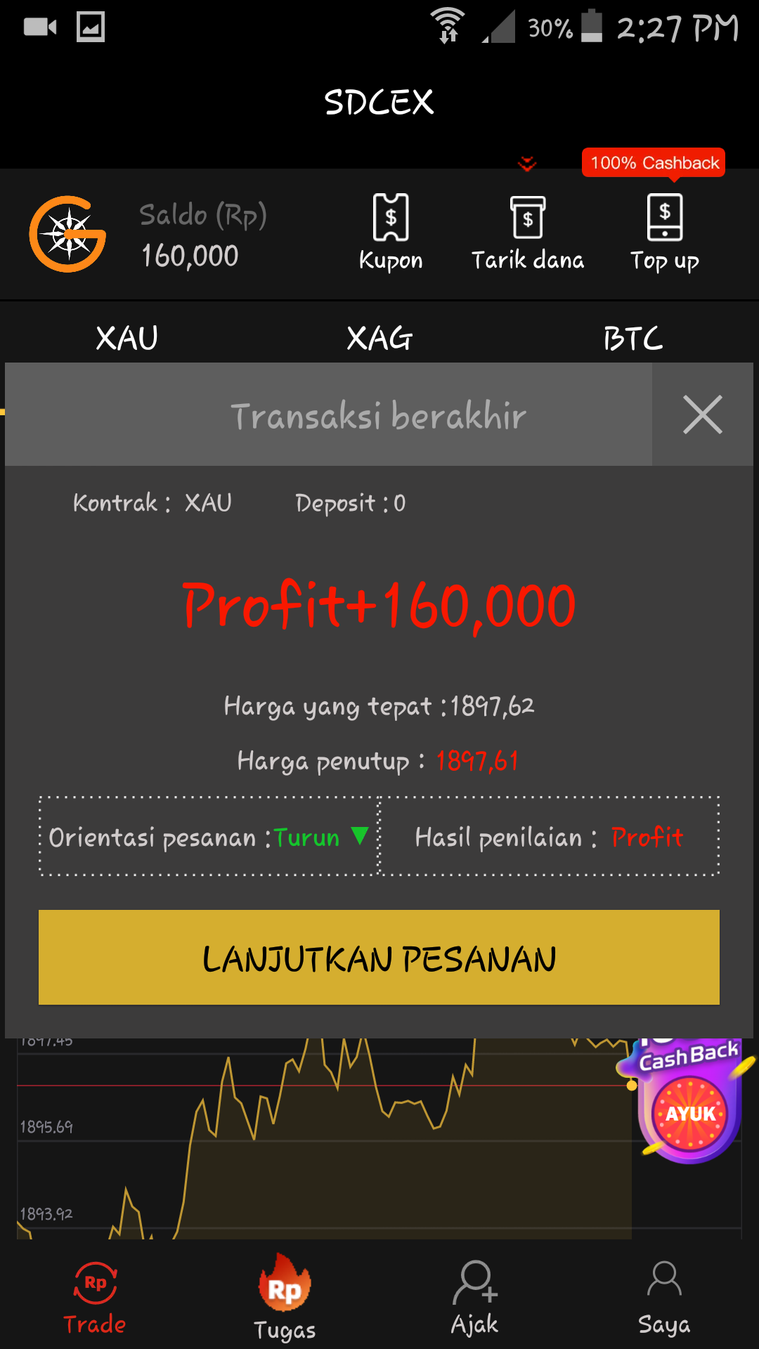 Cara Daftar dari Aplikasi SDCEX Terbaru Gratis 200 ribu kupon Trading