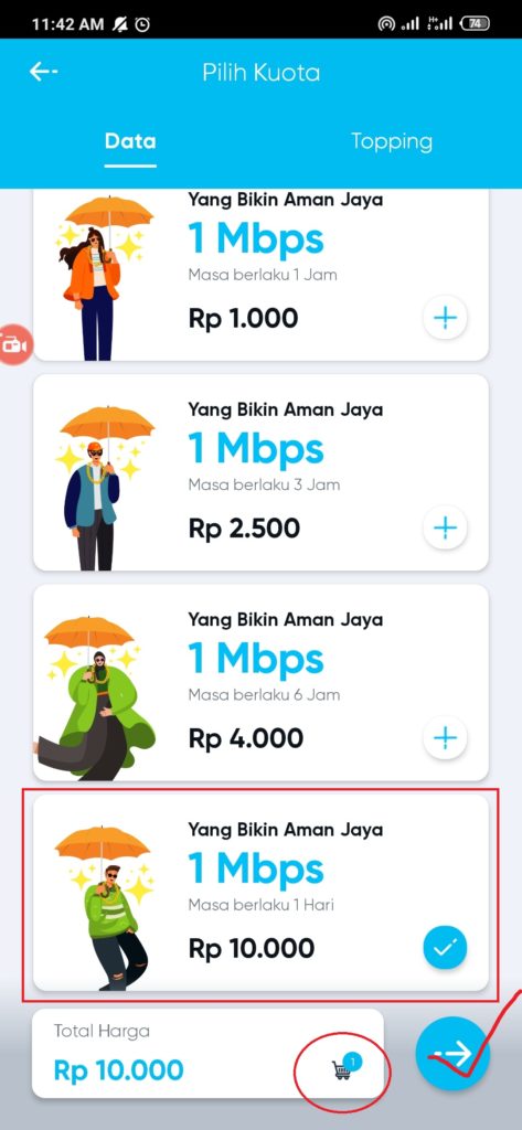 Cara Membeli Paket Byu dengan Menggunakan Gopay