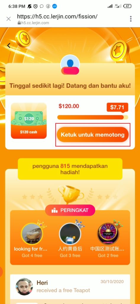 Cara Mendapatkan uang dari Aplikasi ClipClaps 120 Dollar