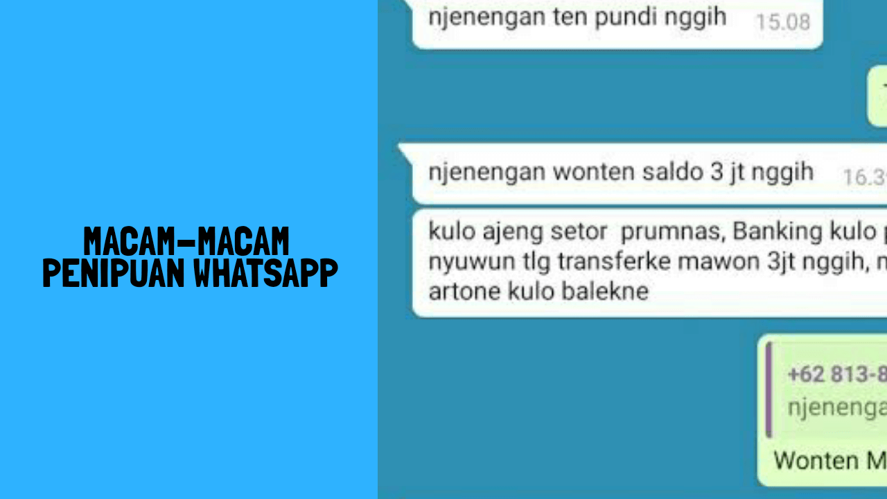 Macam-macam penipuan lewat WhatsApp