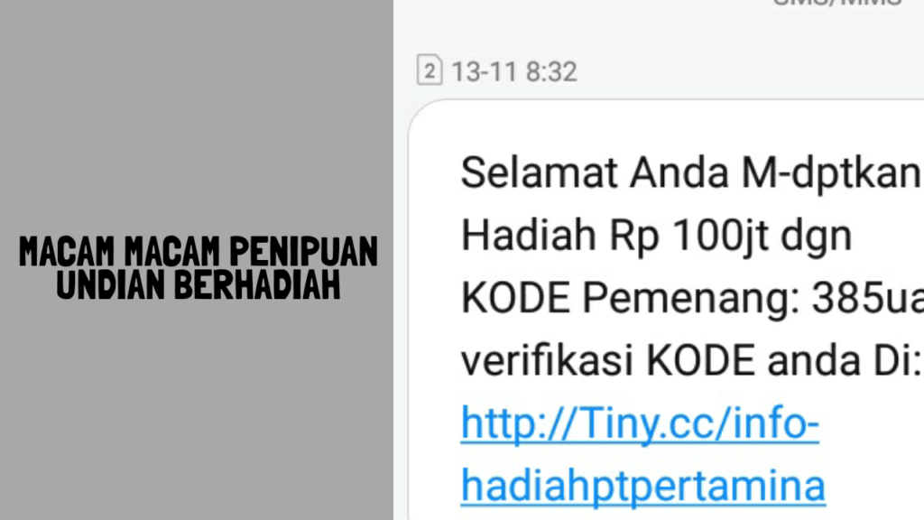 Macam-macam penipuan undian berhadiah