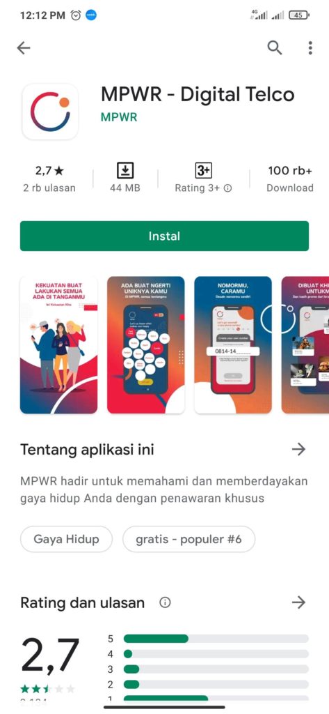 Cara Mendapatkan Promo Paket 10 GB dari Kartu Perdana Digital MPWR