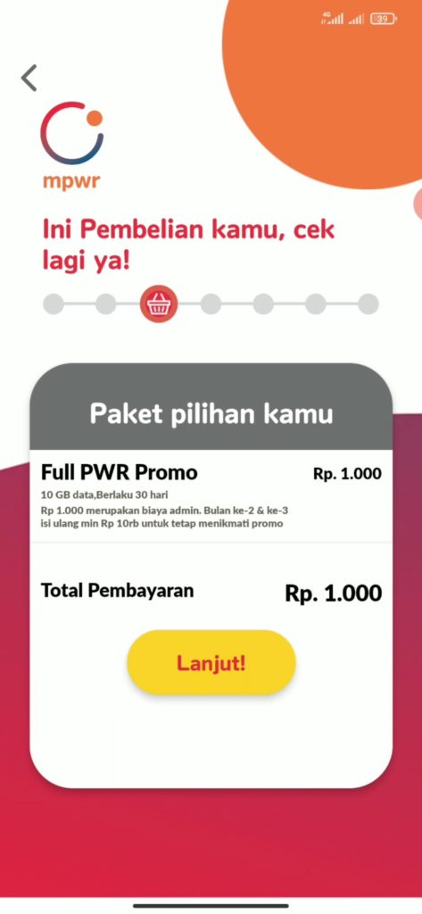 membeli kartu MPWR hanya 1 ribu