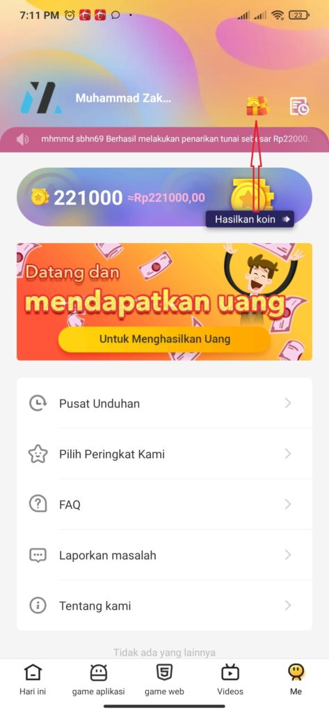 cara mengerjakan misi play play mendapatkan saldo dana gratis