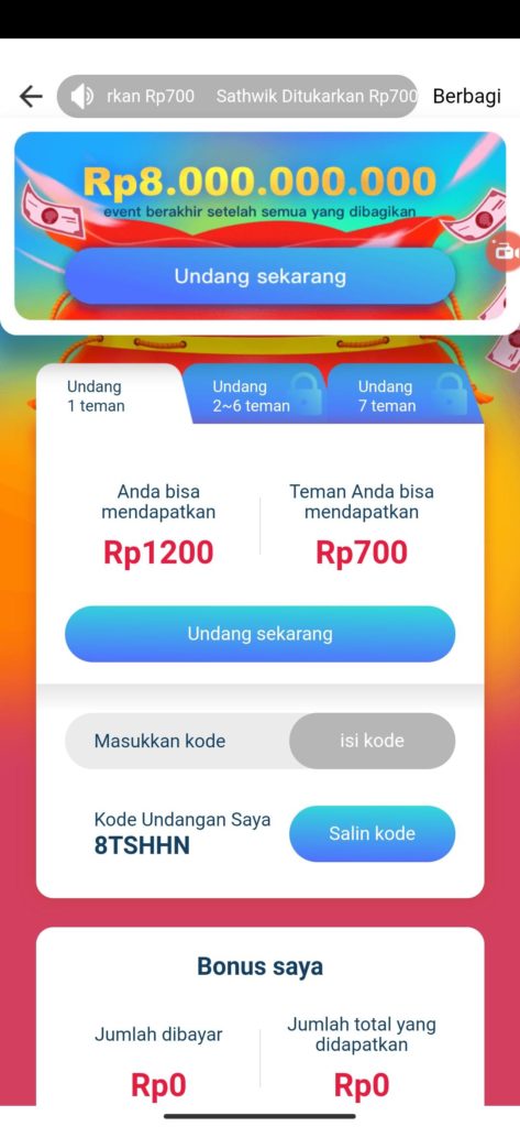 cara menarik uang dari shareit