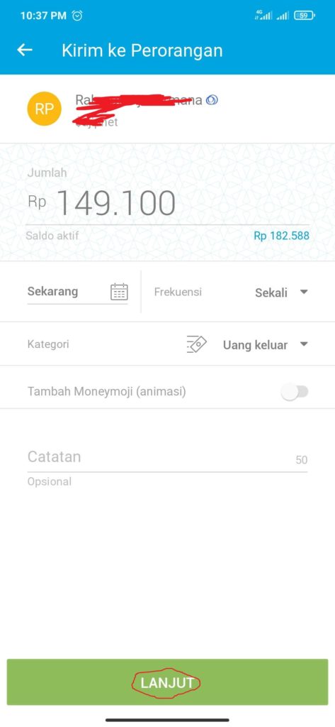 kirim uang dengan cashtag jenius