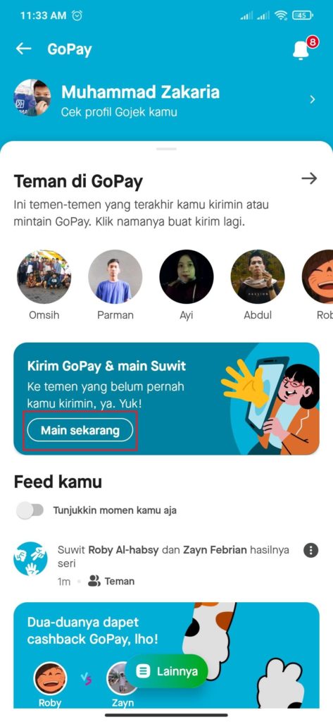 Cara Mendapatkan Saldo Gopay Gratis dengan Main Suwit Gopay