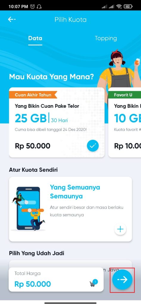 Paket Data Promo Akhir Tahun dari Byu