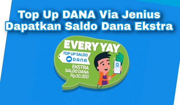 Cara Mendapatkan Saldo Dana dengan Topup dari Jenius