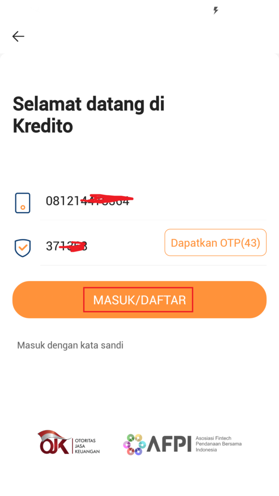 cara mendapatkan uang dari aplikasi kredito