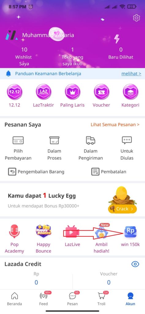 cara mendapatkan saldo Lazada Gratis terbaru