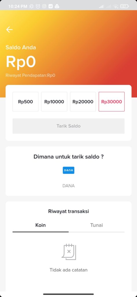 cara mendapatkan uang dari aplikasi TikTok