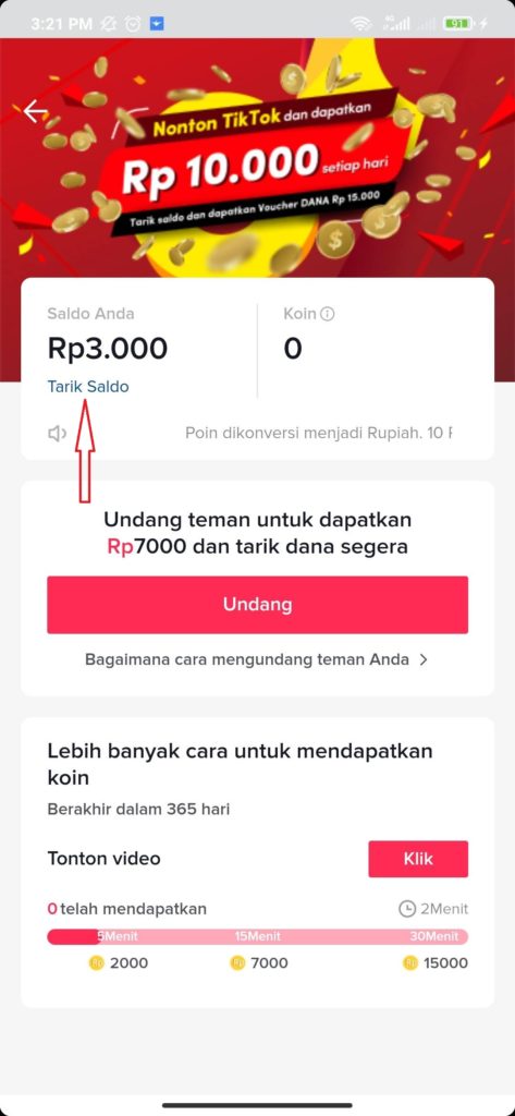 Cara Mudah Menarik Saldo TikTok ke Akun DANA