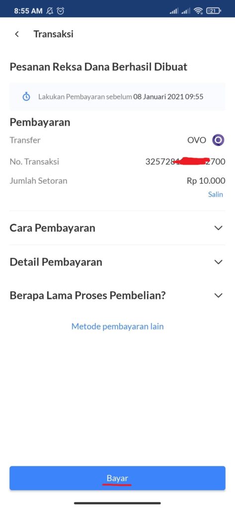 cara membeli saham raksa dana dari aplikasi Ajaib