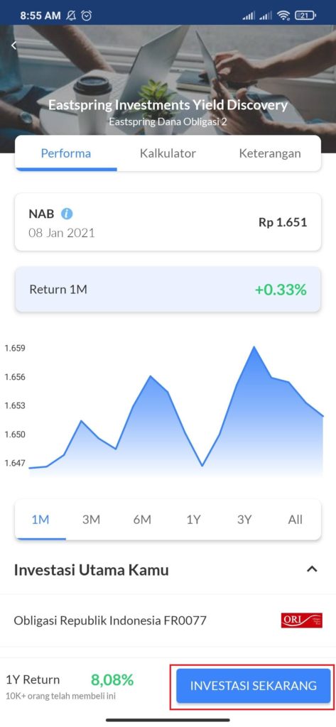 cara investasi dari aplikasi Ajaib