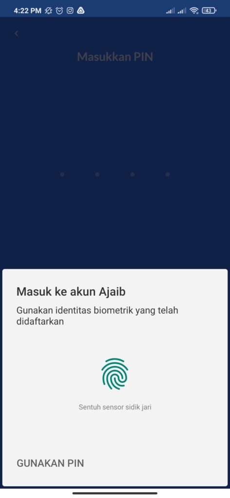 masuk ke akun ajaib anda