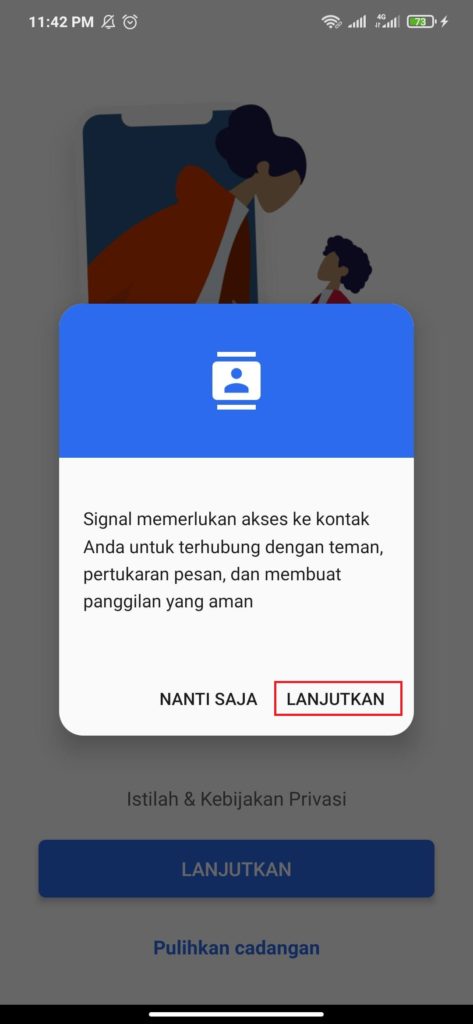 cara membuat akun signal dengan mudah