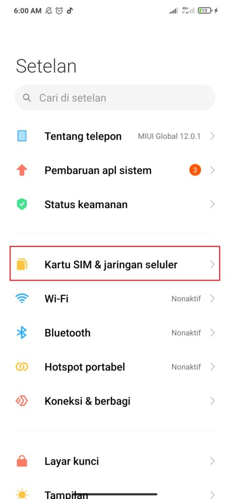 Cara Merubah Jaringan Menjadi 4G LTE Only  Pada Pengaturan Hp