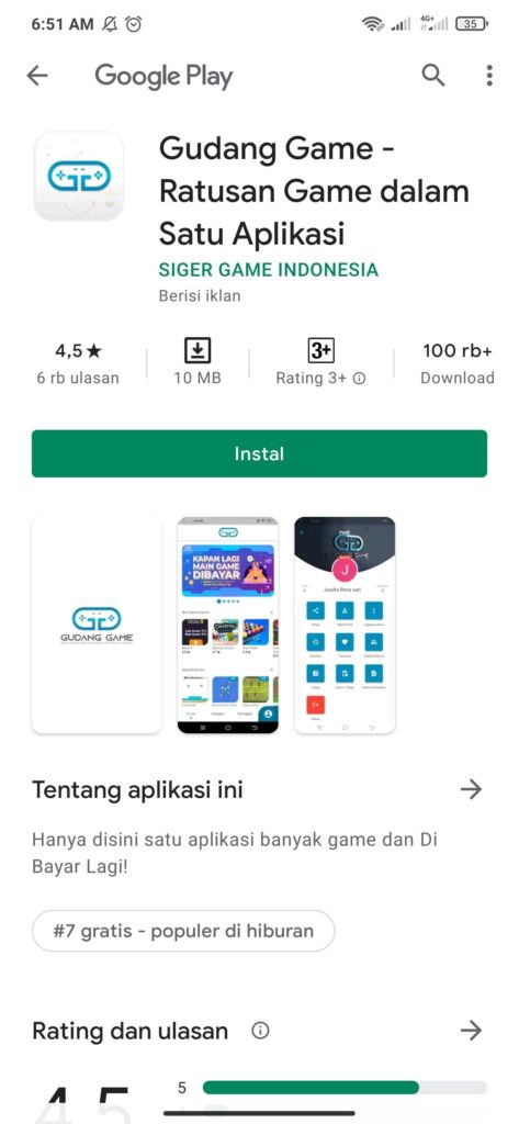 Cara Menghasilkan uang dari Aplikasi Gudang Game