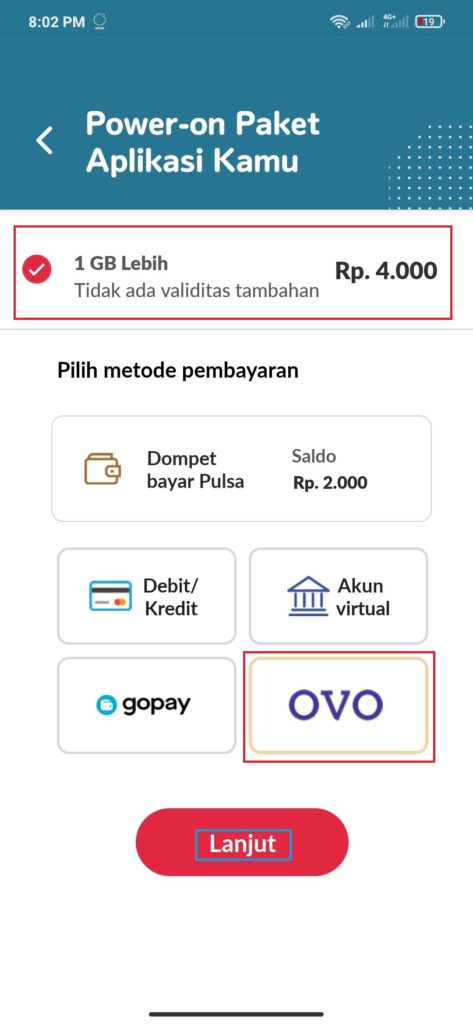 Cara Mudah Membeli Paket Power On MPWR dengan OVO