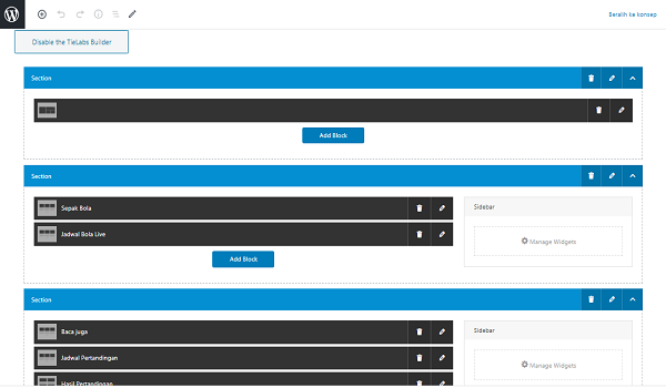 Cara Mengatasi Template Jannah Tidak dapat Mengedit TieLabs Builder