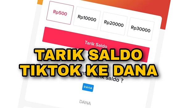 Tarik saldo tiktok ke dana