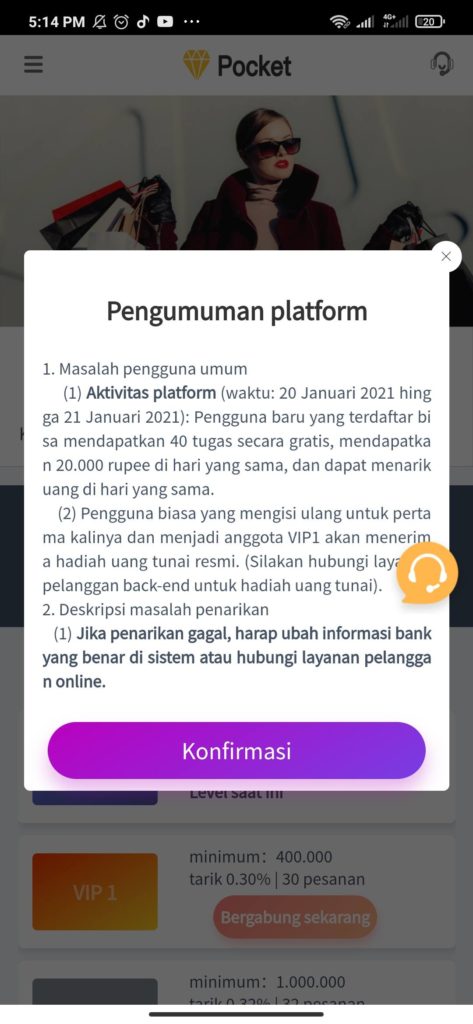 Cara Menggunakan Aplikasi Money Game Pocket Android