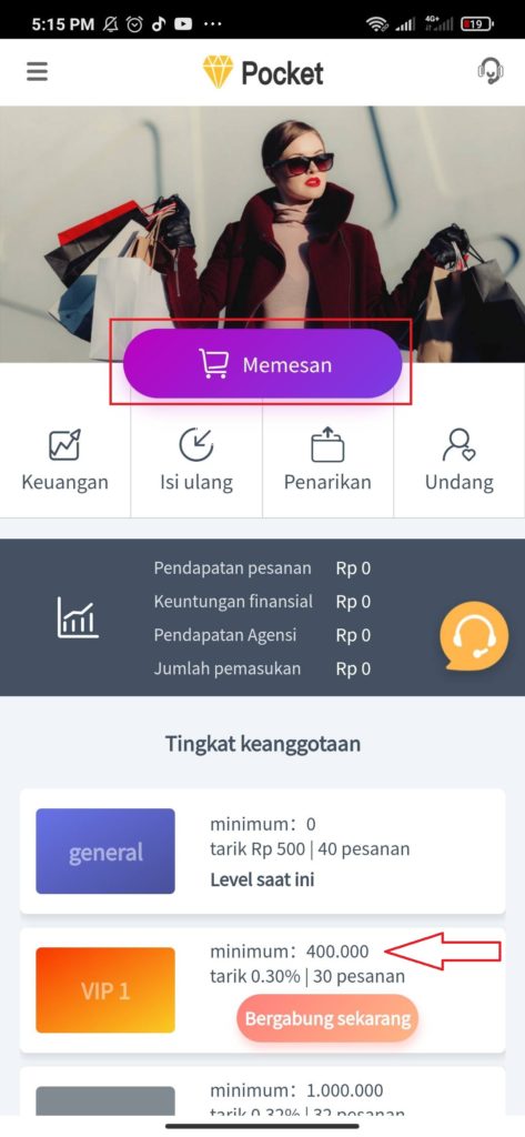 Cara Mengerjakan Misi dari Aplikasi Money Game Pocket Android