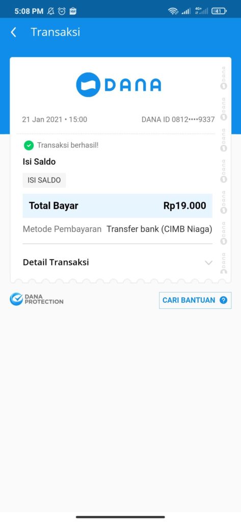 Saldo Dana Gratis dari Aplikasi Pocket Android