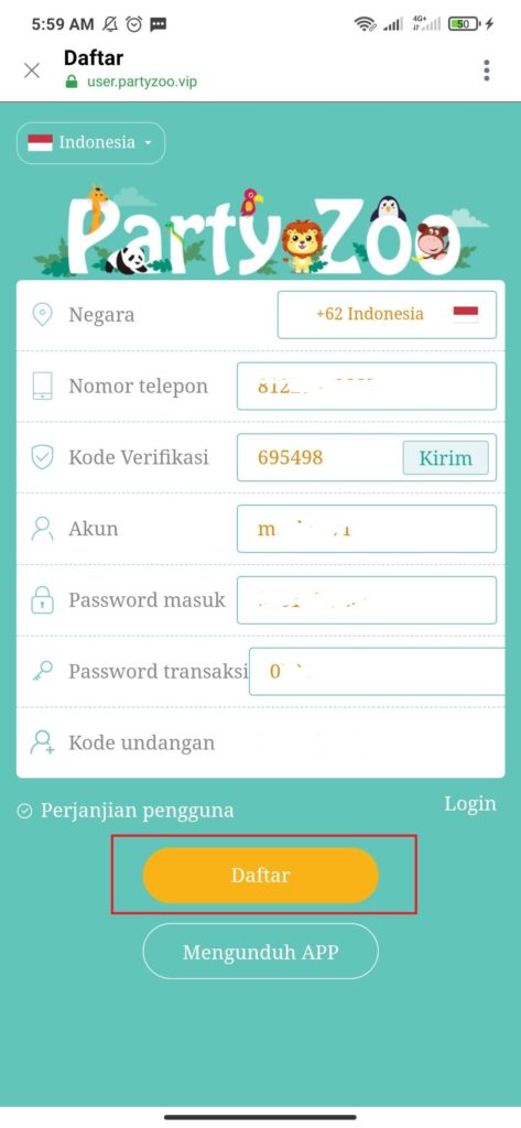 Cara Mudah Mendapatkan Uang dari Aplikasi Party Zoo