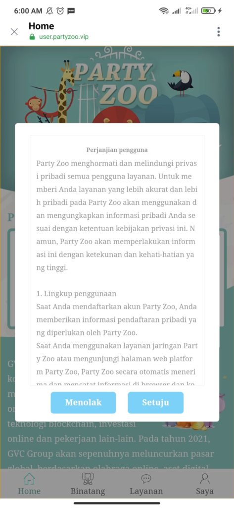 Cara Mengerjakan Misi dari Aplikasi Party Zoo