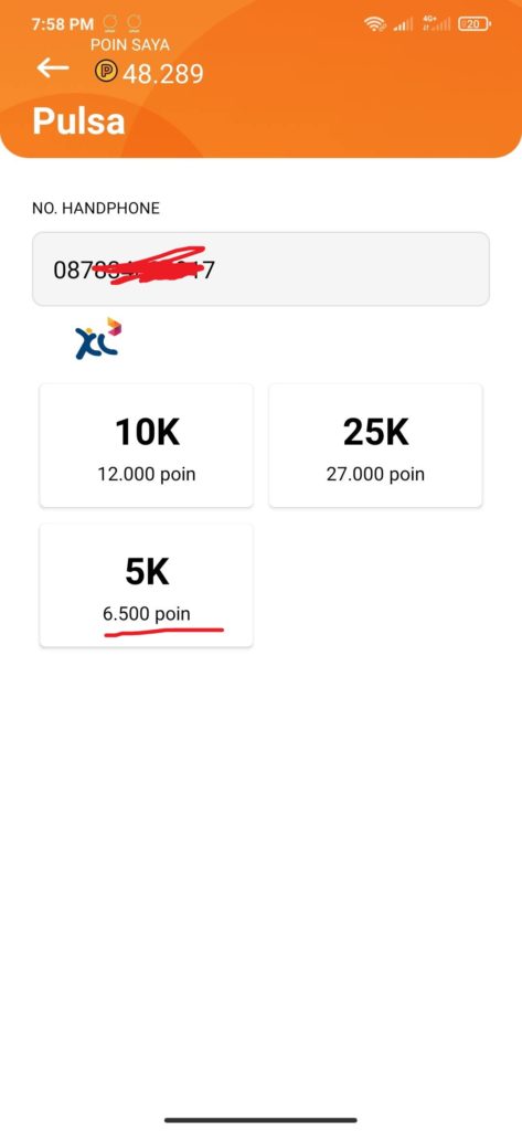 Cara Mendapatkan Pulsa XL dari Aplikasi Ponta