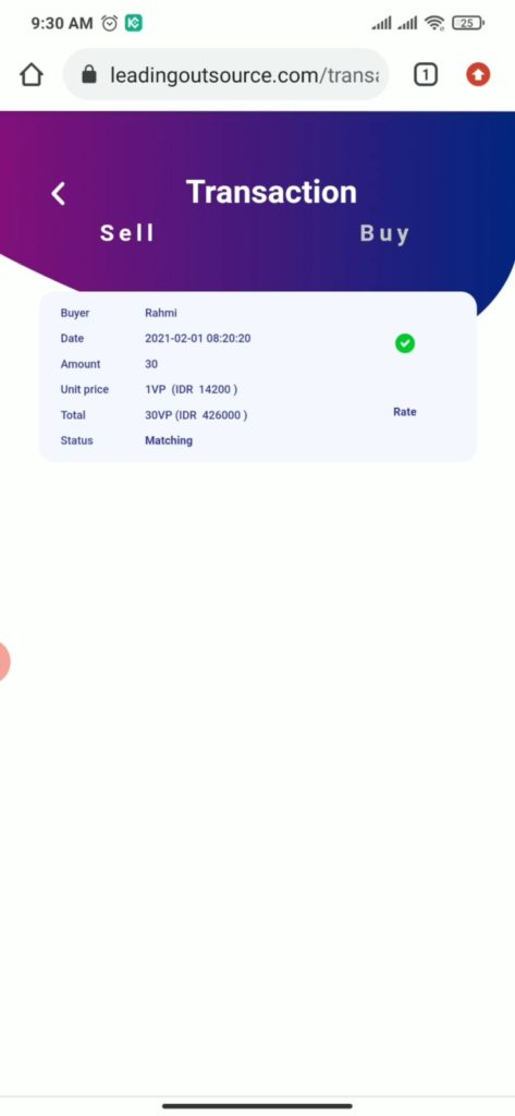 Cara Konfirmasi Penjualan VP Vtube dari Situs Leading Out Source