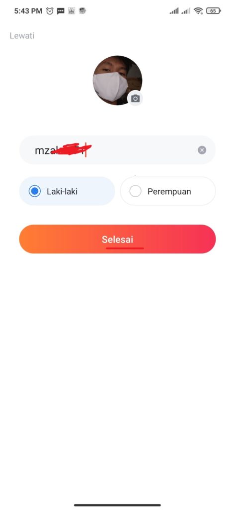 Cara Daftar dari Aplikasi Helo Android