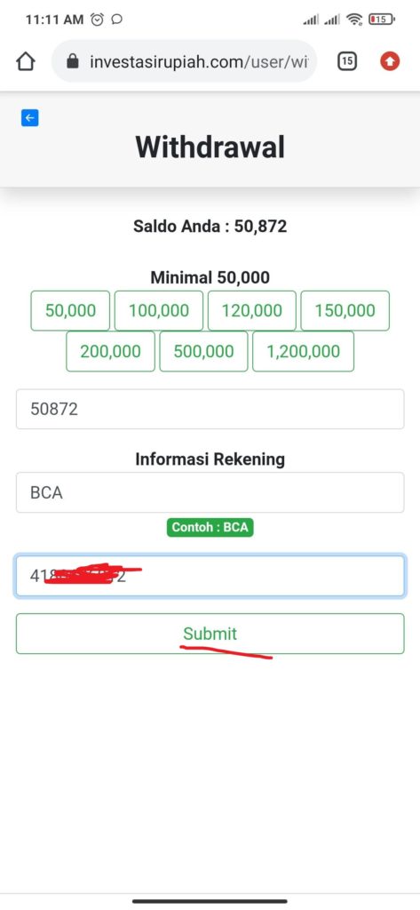 Cara Menarik Uang Investasi dari Situs Investasi Rupiah