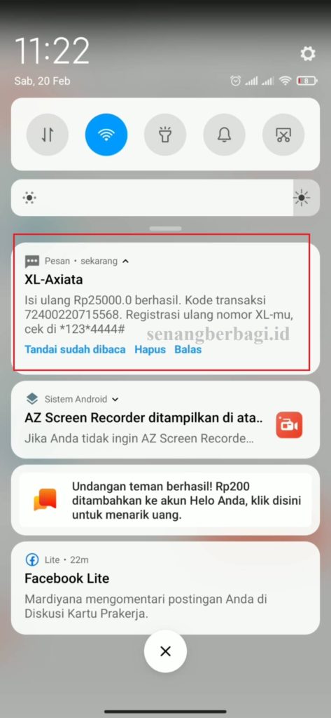 Pulsa dari Shopee Menggunakan Voucher dari Snack Video