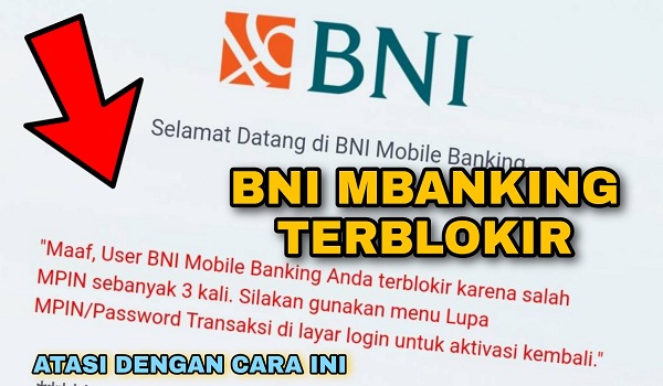 BNI Mbanking Terblokir