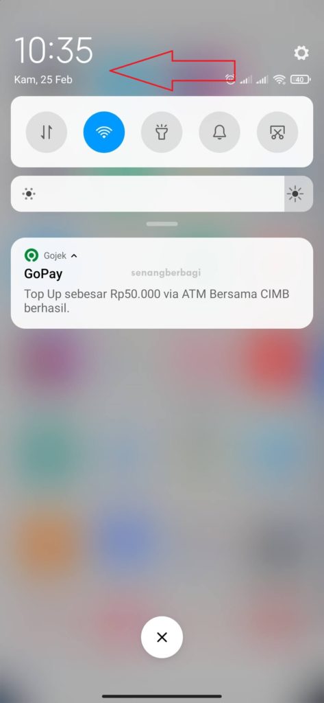 Bukti Pembayaran Uang dari Snack Video Melalui Gopay