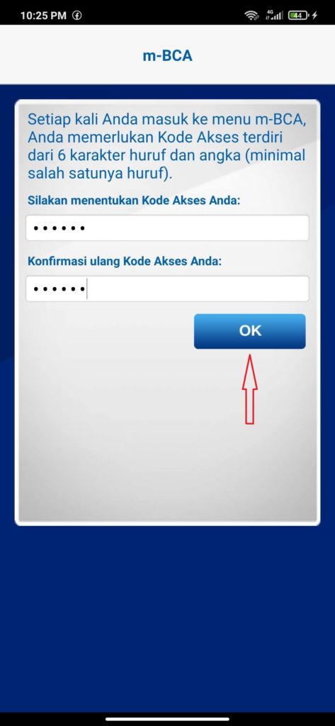 cara membuat kode akses baru dair bank BCA