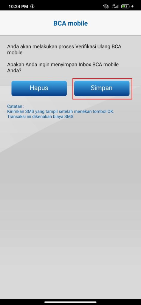 cara verifikasi ulang BCA Mobile