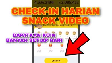 Cara Checkin harian dari Aplikasi Snack Video
