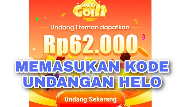 Cara Memasukan Kode Undangan di Aplikasi Helo