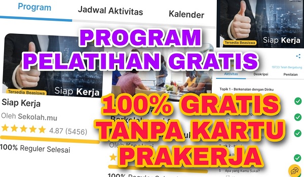 Cara Mendapatkan Program Pelatihan Gratis Untuk Prakerja