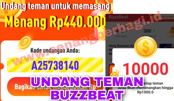 Cara Mengundang Teman dari Aplikasi Buzzbeat