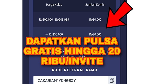 Cara Mengundang Teman di Skill Academy Dapatkan Pulsa Gratis