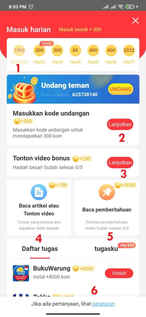 cara mengerjakan misi dari aplikasi Buzzbeat