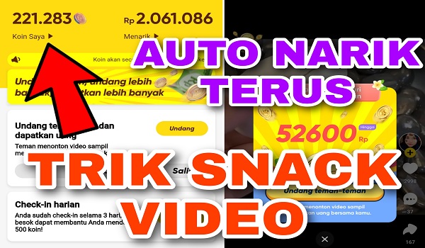 Trik Cepat Mendapatkan Koin di Snack Video